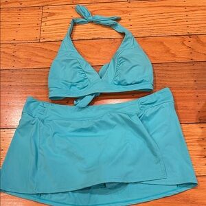 Athleta bikini skirt set